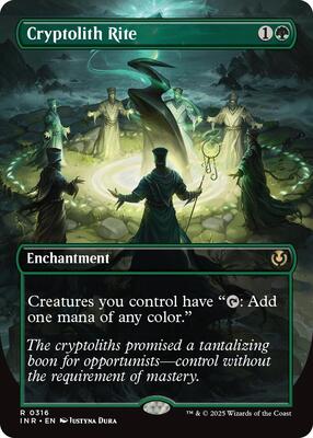 Cryptolith Rite (Borderless) card from Innistrad Remastered
