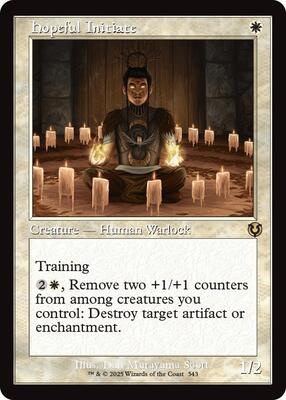 Hopeful Initiate (Retro Frame) card from Innistrad Remastered