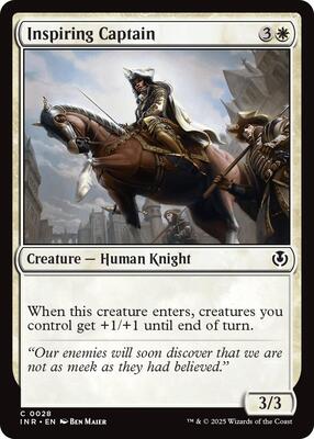 Inspiring Captain card from Innistrad Remastered