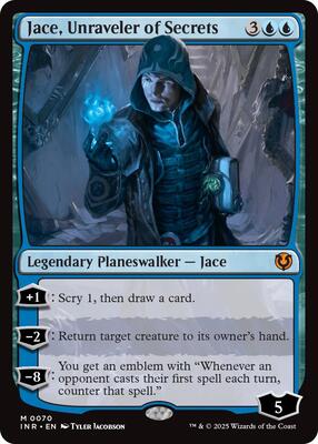Jace, Unraveler of Secrets card from Innistrad Remastered
