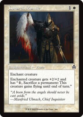 Lunarch Mantle (Retro Frame) card from Innistrad Remastered