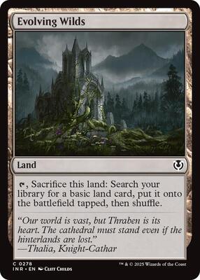 Evolving Wilds card from Innistrad Remastered