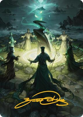 Cryptolith Rite Art Card (Gold-Stamped Signature) card from Art Series: Innistrad Remastered