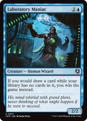 Laboratory Maniac card from Innistrad Remastered