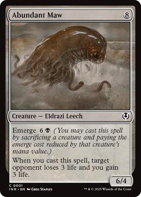 Abundant Maw card from Innistrad Remastered