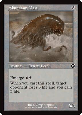Abundant Maw (Retro Frame) card from Innistrad Remastered