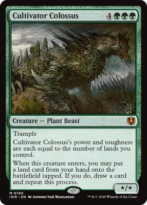 Cultivator Colossus card from Innistrad Remastered