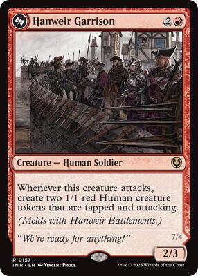 Hanweir Garrison card from Innistrad Remastered