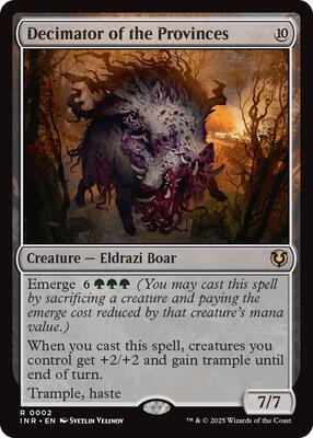 Decimator of the Provinces card from Innistrad Remastered