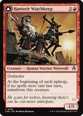Hanweir Watchkeep card from Innistrad Remastered