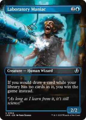 Laboratory Maniac (Borderless) card from Innistrad Remastered