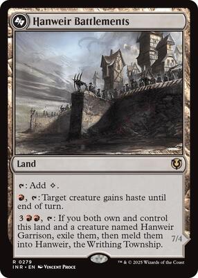 Hanweir Battlements card from Innistrad Remastered