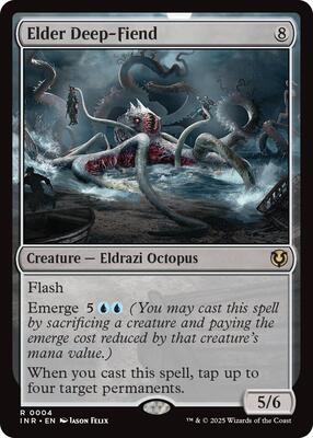Elder Deep-Fiend card from Innistrad Remastered