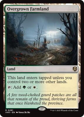 Overgrown Farmland card from Innistrad Remastered