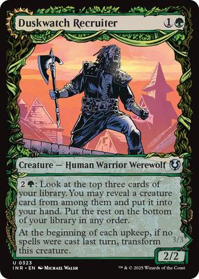 Duskwatch Recruiter (Showcase) card from Innistrad Remastered