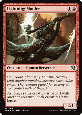 Lightning Mauler card from Innistrad Remastered