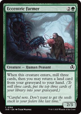 Eccentric Farmer card from Innistrad Remastered