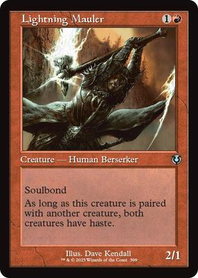 Lightning Mauler (Retro Frame) card from Innistrad Remastered