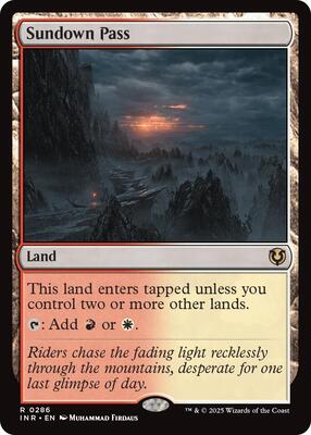 Sundown Pass card from Innistrad Remastered
