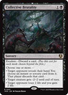 Collective Brutality card from Innistrad Remastered