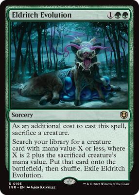 Eldritch Evolution card from Innistrad Remastered