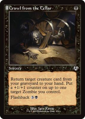Crawl from the Cellar (Retro Frame) card from Innistrad Remastered