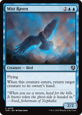 Mist Raven card from Innistrad Remastered