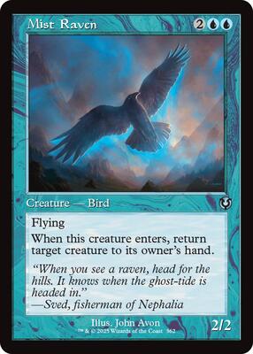 Mist Raven (Retro Frame) card from Innistrad Remastered