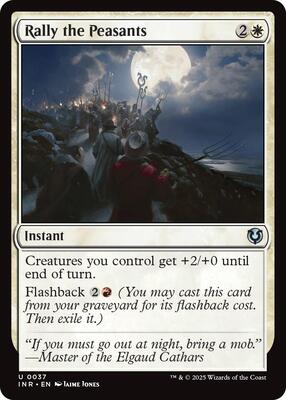 Rally the Peasants card from Innistrad Remastered