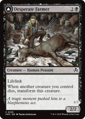 Desperate Farmer card from Innistrad Remastered