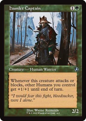 Hamlet Captain (Retro Frame) card from Innistrad Remastered