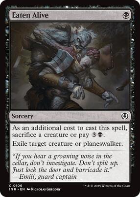 Eaten Alive card from Innistrad Remastered