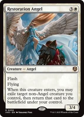 Restoration Angel card from Innistrad Remastered