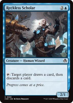 Reckless Scholar card from Innistrad Remastered