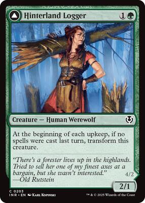 Hinterland Logger card from Innistrad Remastered