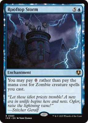 Rooftop Storm card from Innistrad Remastered