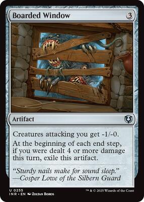 Boarded Window card from Innistrad Remastered