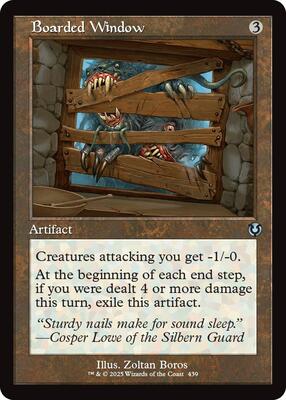 Boarded Window (Retro Frame) card from Innistrad Remastered