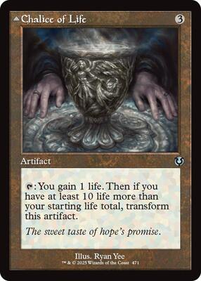 Chalice of Life (Retro Frame) card from Innistrad Remastered