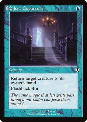Silent Departure (Retro Frame) card from Innistrad Remastered