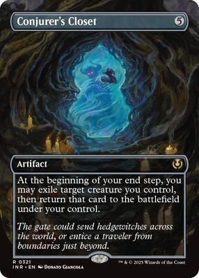 Conjurer's Closet (Borderless) card from Innistrad Remastered