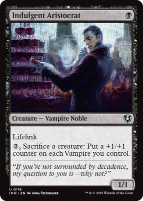 Indulgent Aristocrat card from Innistrad Remastered