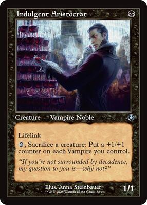 Indulgent Aristocrat (Retro Frame) card from Innistrad Remastered