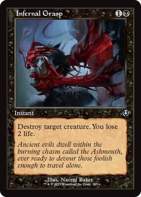 Infernal Grasp (Retro Frame) card from Innistrad Remastered