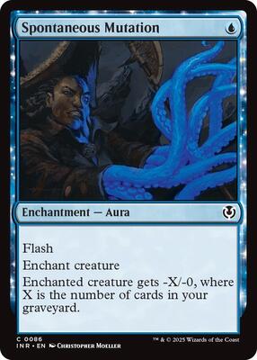 Spontaneous Mutation card from Innistrad Remastered