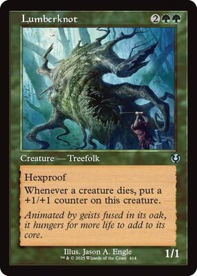 Lumberknot (Retro Frame) card from Innistrad Remastered