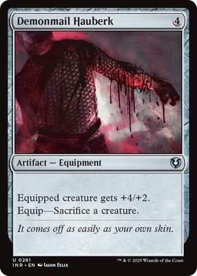 Demonmail Hauberk card from Innistrad Remastered