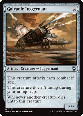Galvanic Juggernaut card from Innistrad Remastered