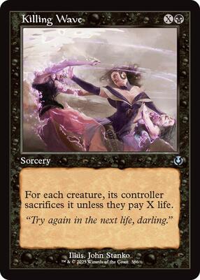 Killing Wave (Retro Frame) card from Innistrad Remastered