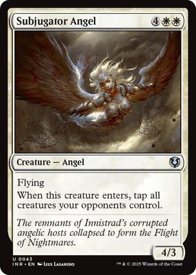 Subjugator Angel card from Innistrad Remastered
